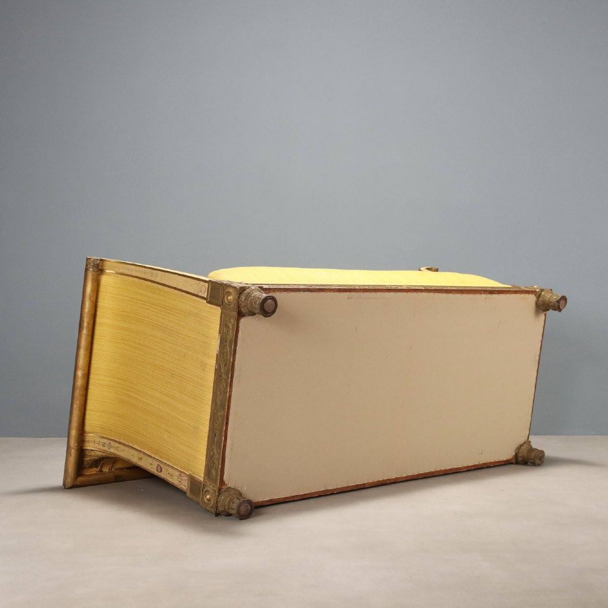 Divano Restaurazione a Giorno in Legno Italia Secondo Quarto XIX Secolo-photo-8