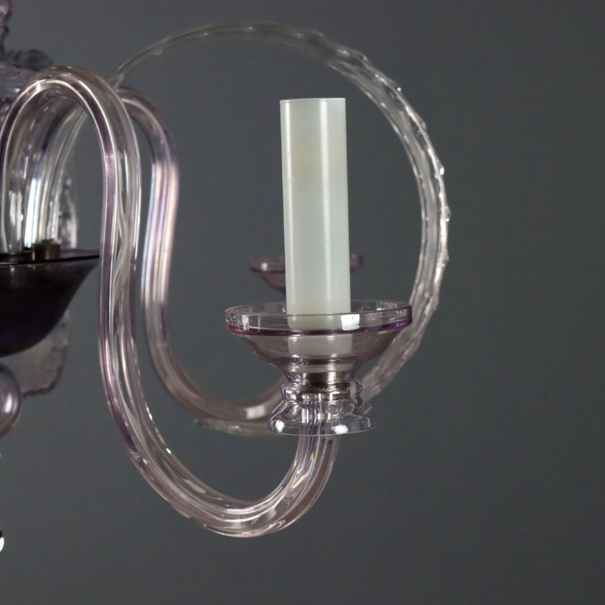 Lampadario in Vetro soffiato Veneziano Venezia XX secolo-photo-1