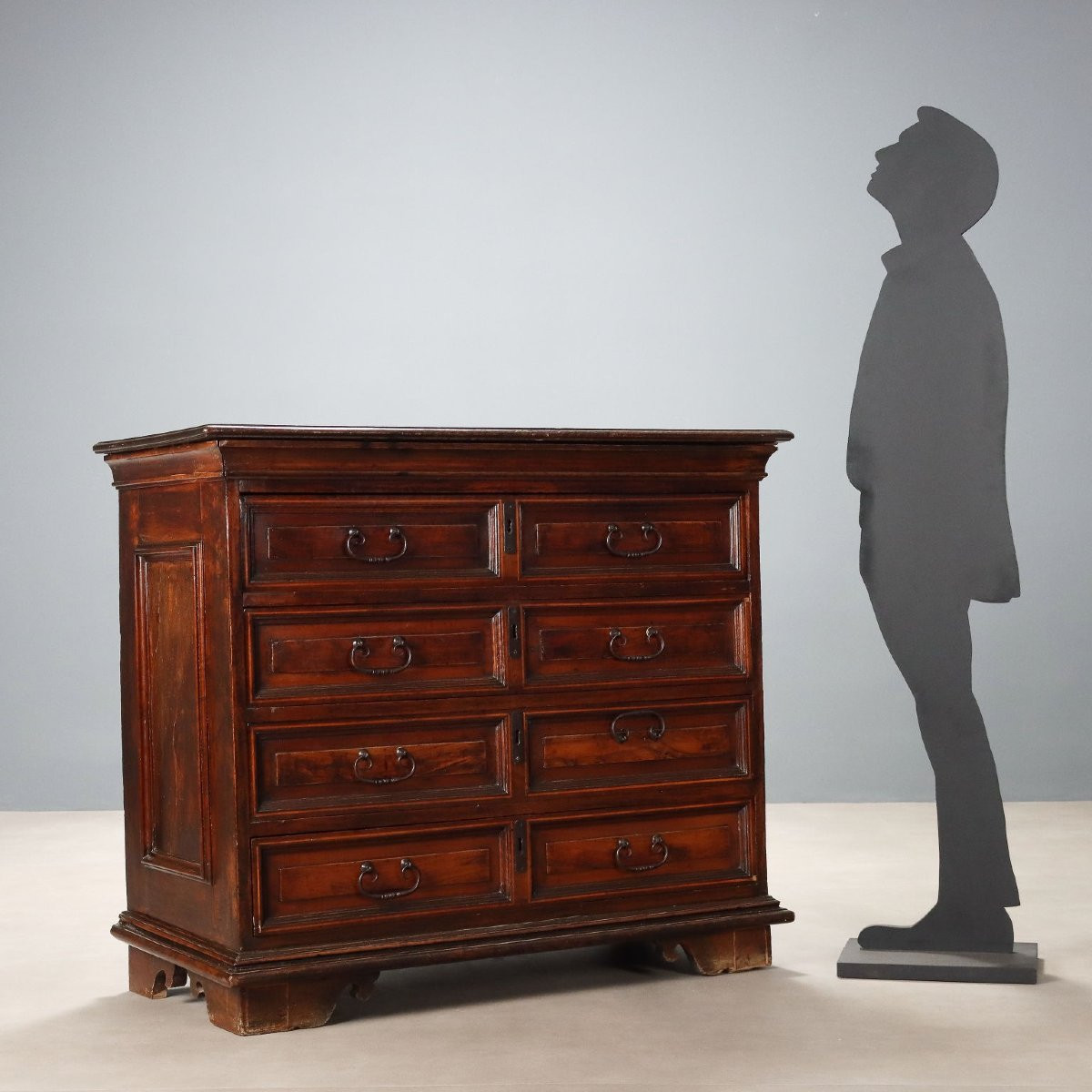 Cassettone Barocco in Noce Lombardia Inizio XVIII Secolo-photo-2