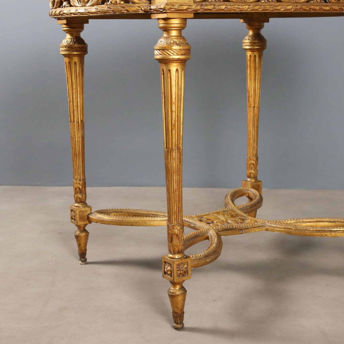 Tavolino in Stile Neoclassico Italia Fine XIX Secolo-photo-2