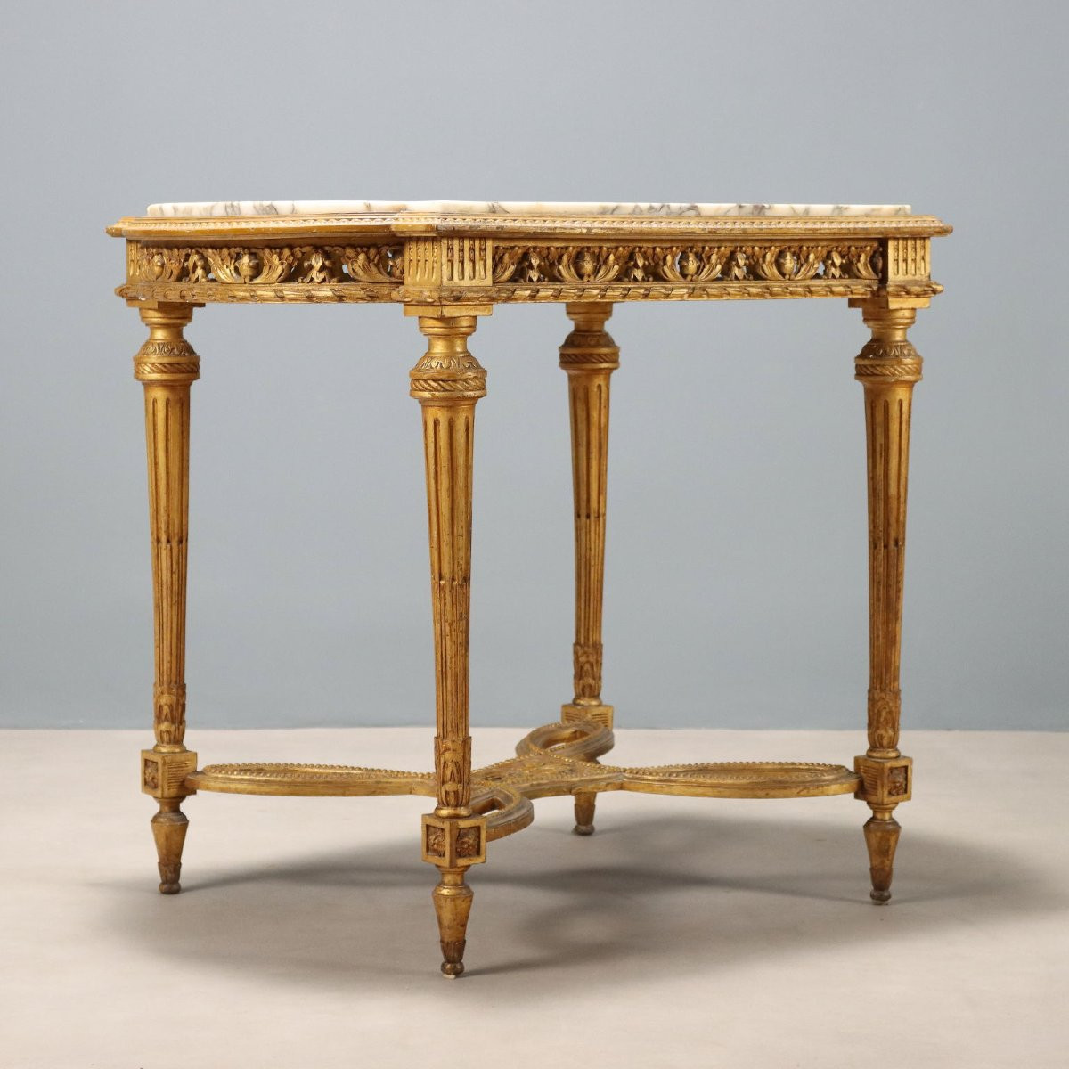 Tavolino in Stile Neoclassico Italia Fine XIX Secolo-photo-7