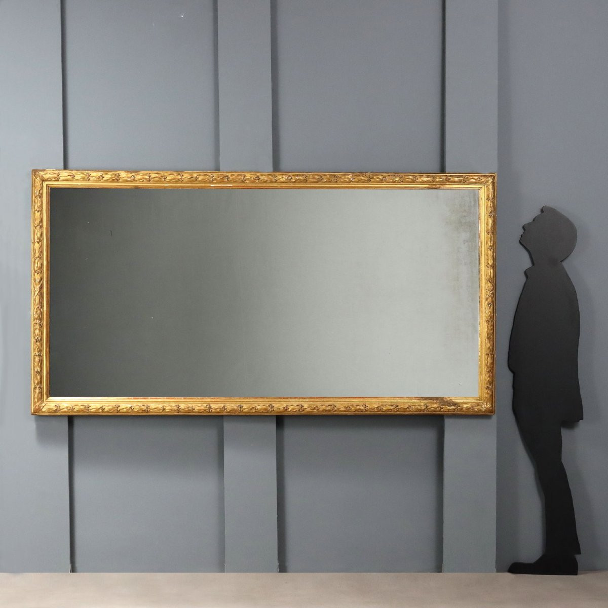 Specchiera con Cornice Intagliata e Dorata Italia Fine XIX Secolo-photo-2