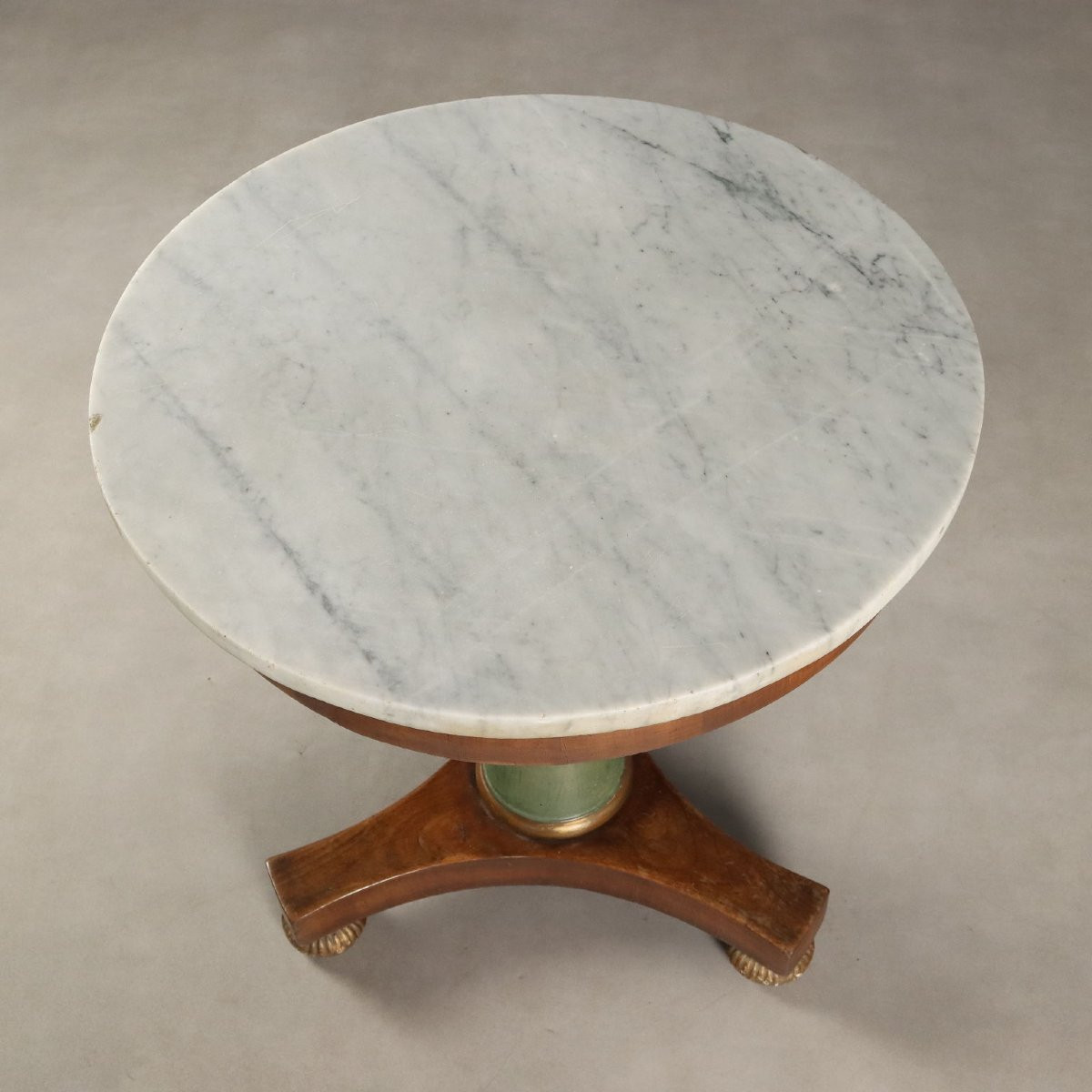 Tavolo Impero in Mogano Toscana Inizio XIX Secolo-photo-3