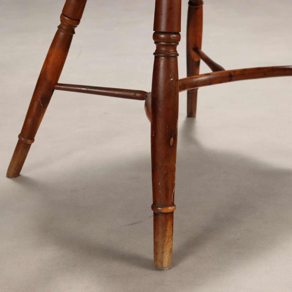 Gruppo di Quattro Poltrone in Legni Vari USA Fine XIX Secolo-photo-2