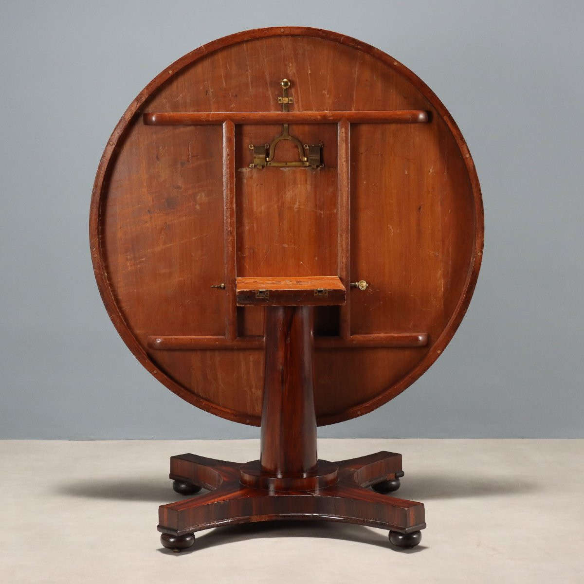 Tavolo a Vela in Mogano Inghilterra Prima Metà XIX Secolo-photo-2