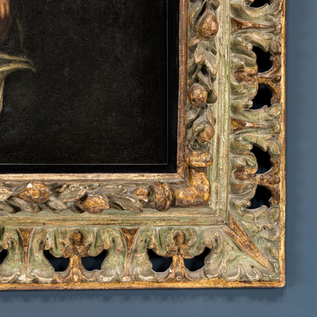 Dipinto antico: Sacra Famiglia, arte sacra XVI sec. Scuola di Bartolomeo Ramenghi Tavola -photo-2