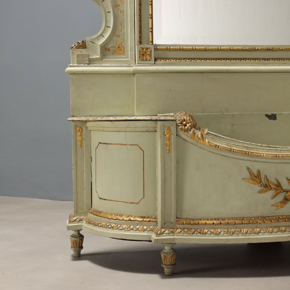 Specchiera in Stile Neoclassico Italia Fine XIX Secolo-photo-2