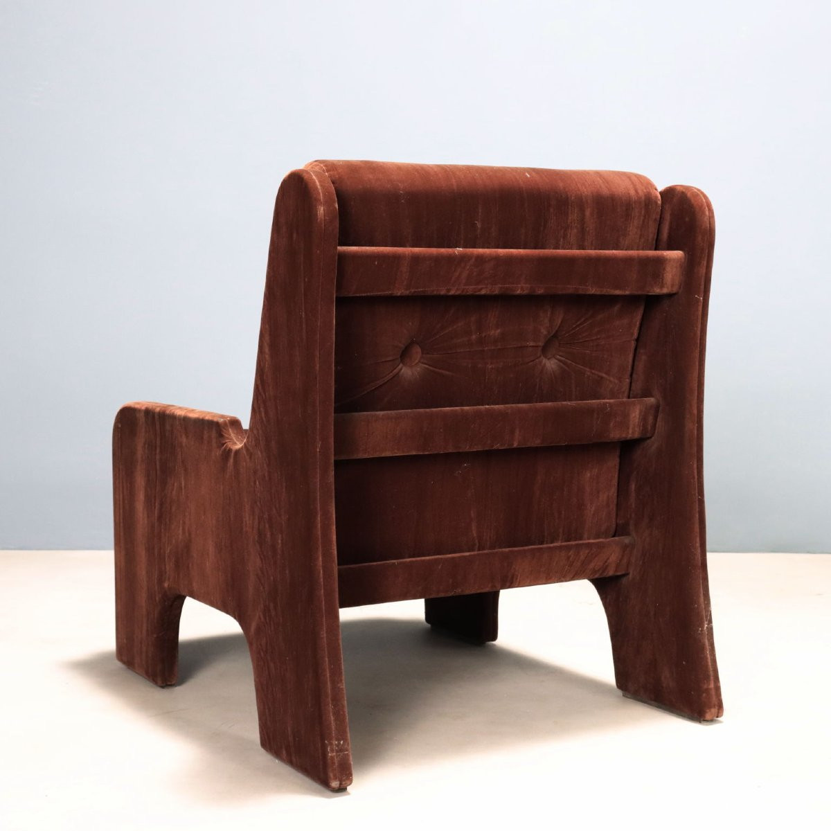 Gruppo di Poltrone Vintage Anni 70-photo-3