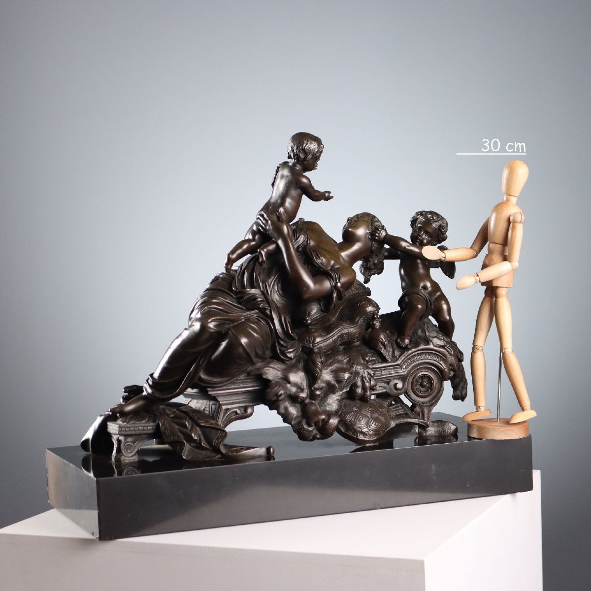 Charles Cumberworth Scultura in Bronzo Francia XIX Secolo-photo-2