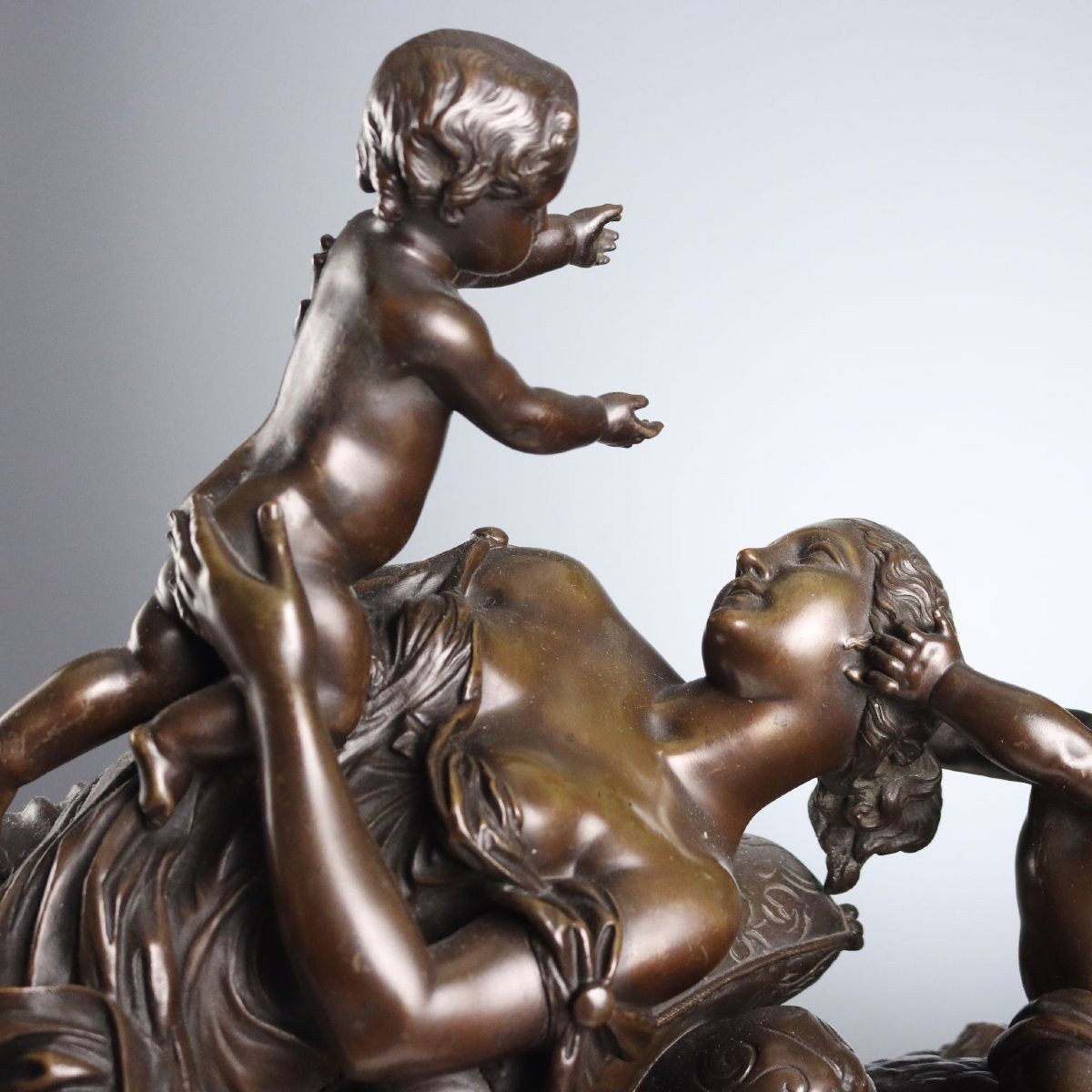 Charles Cumberworth Scultura in Bronzo Francia XIX Secolo-photo-1