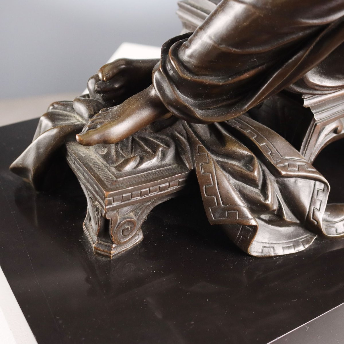 Charles Cumberworth Scultura in Bronzo Francia XIX Secolo-photo-5