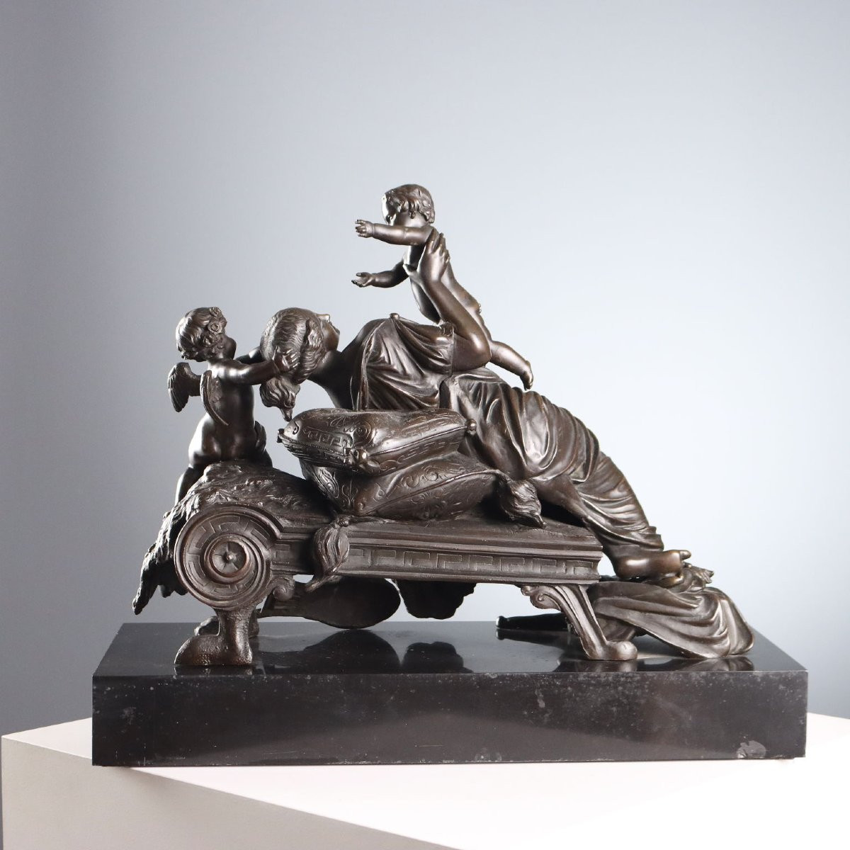 Charles Cumberworth Scultura in Bronzo Francia XIX Secolo-photo-7