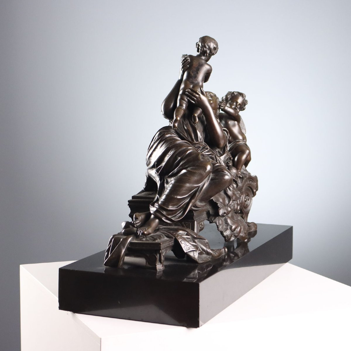 Charles Cumberworth Scultura in Bronzo Francia XIX Secolo-photo-8