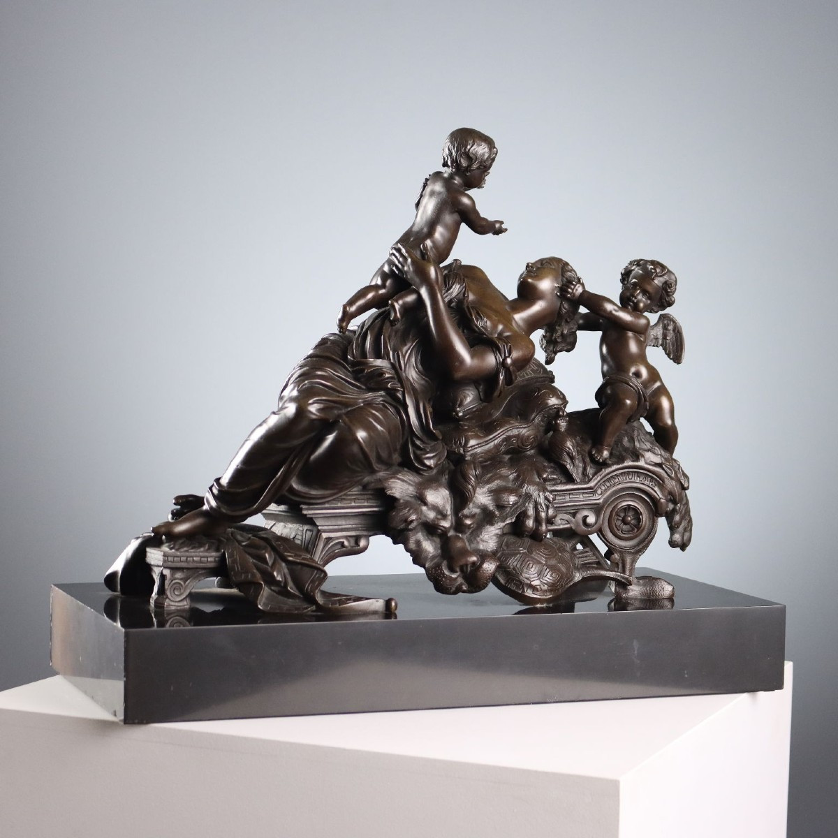 Charles Cumberworth Scultura in Bronzo Francia XIX Secolo