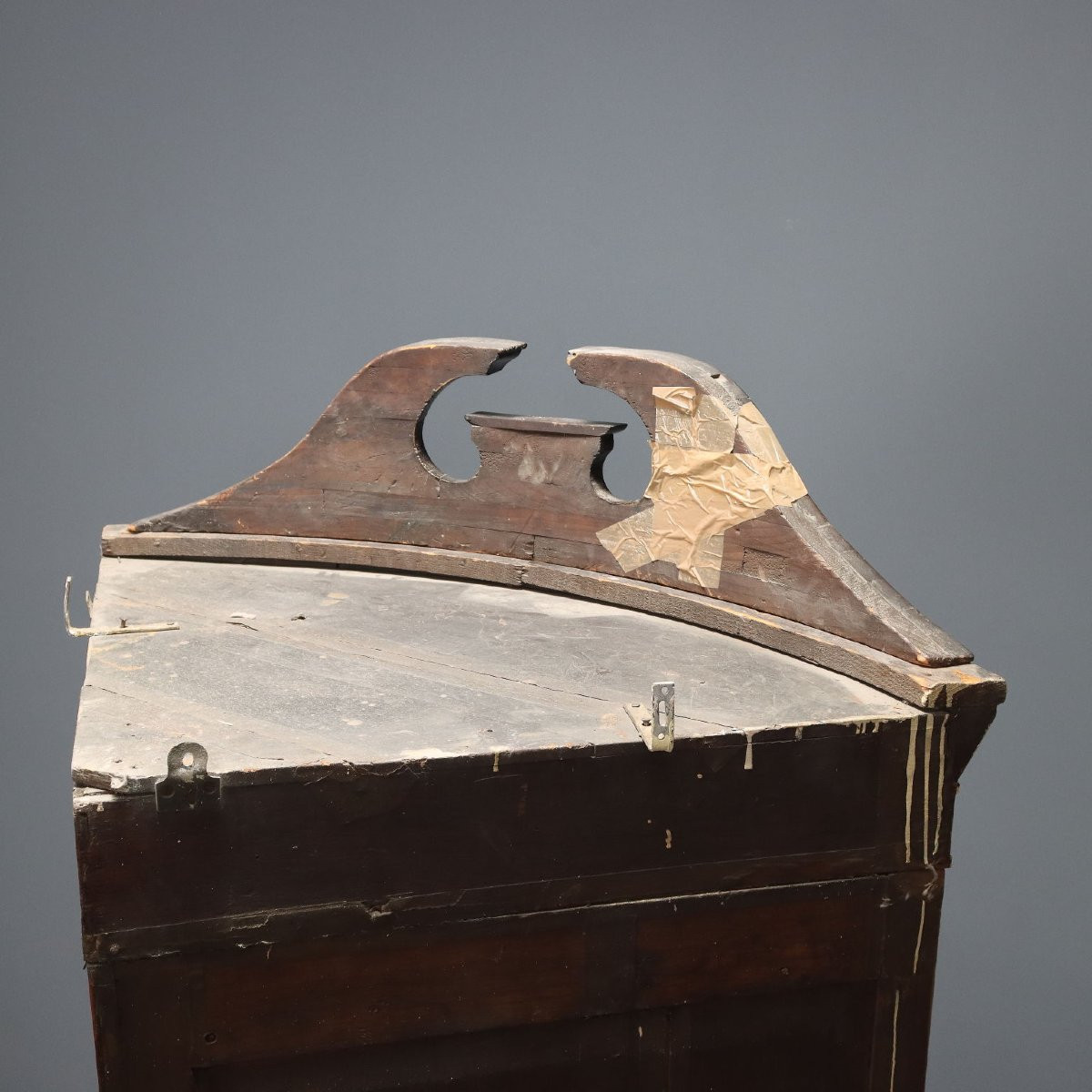 Angoliera Olandese in Mogano Prima Metà XIX Secolo-photo-8