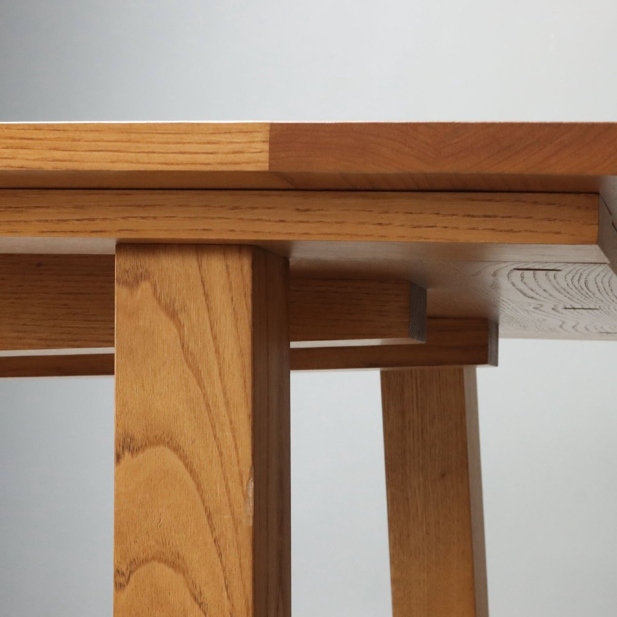 Grande Tavolo in Legno di Rovere Italia XX Secolo-photo-4