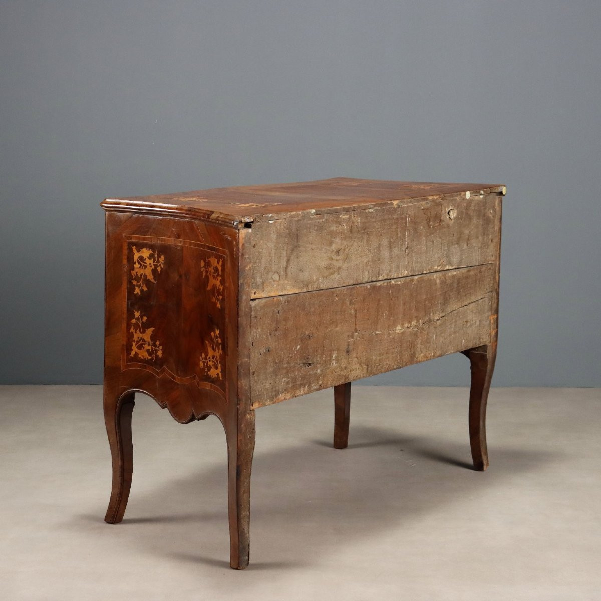 Cassettone Barocchetto in Noce Roma Metà XVIII Secolo-photo-8