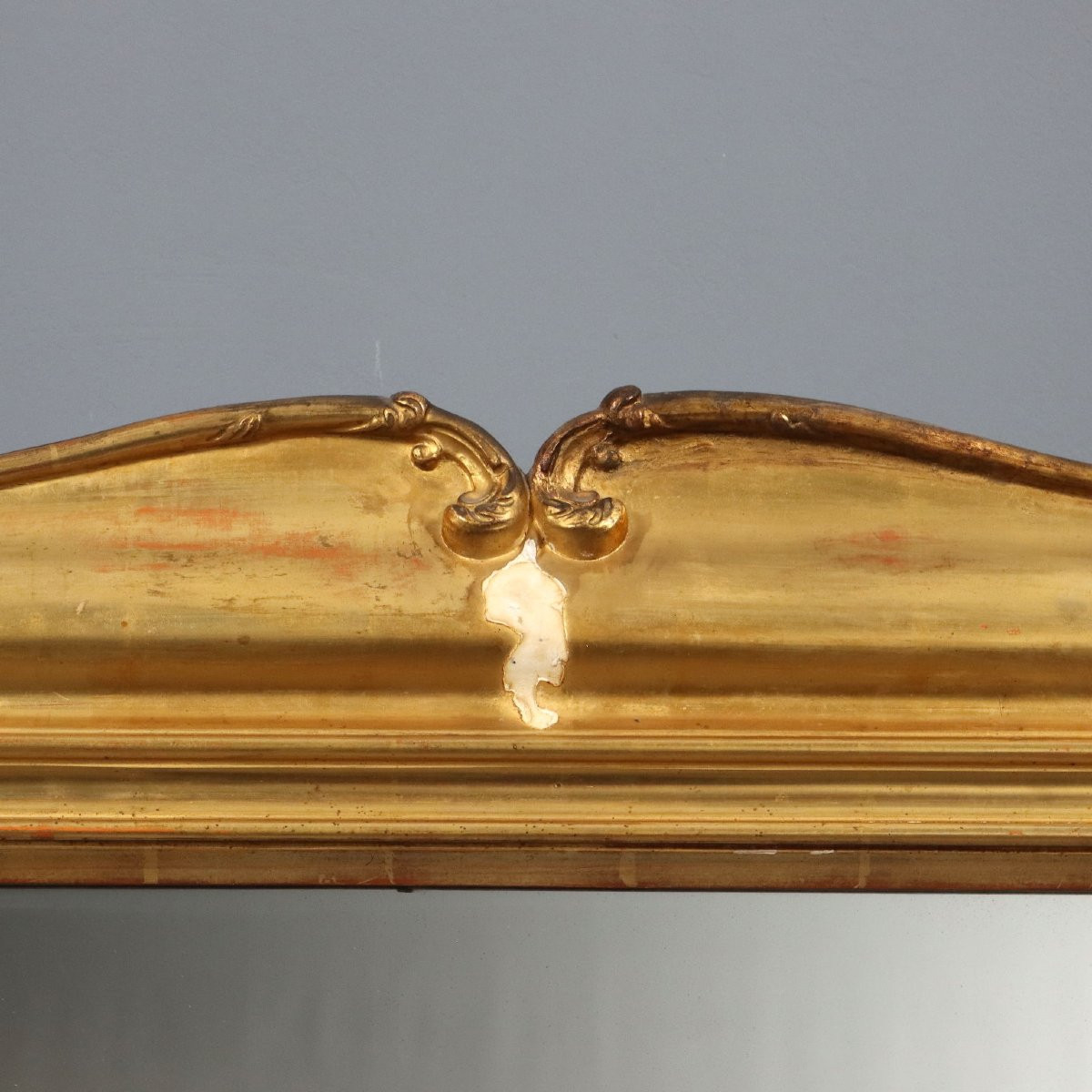 Specchiera in Legno Intagliato e Dorato Italia Fine XIX Secolo-photo-4