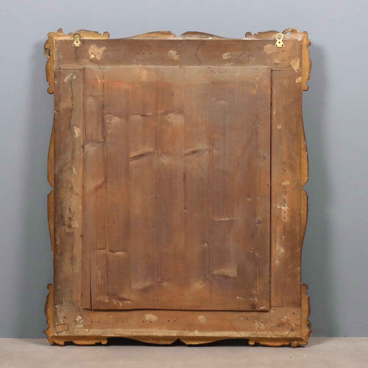 Specchiera in Legno Intagliato e Dorato Italia Fine XIX Secolo-photo-8