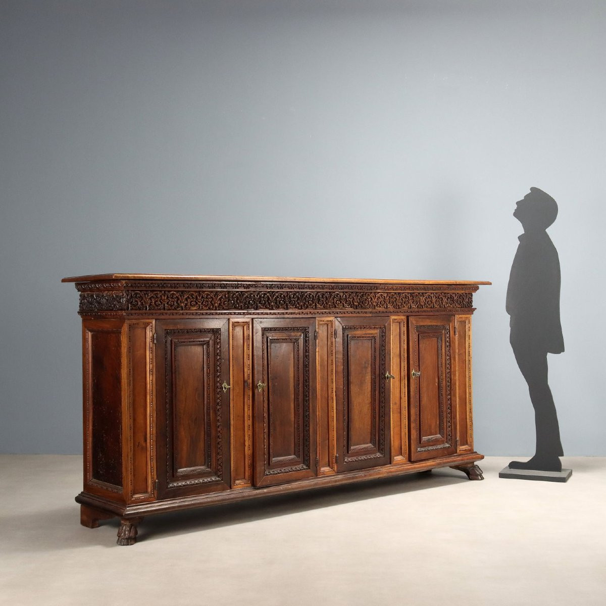 Credenza in Noce Italia XX Secolo-photo-2