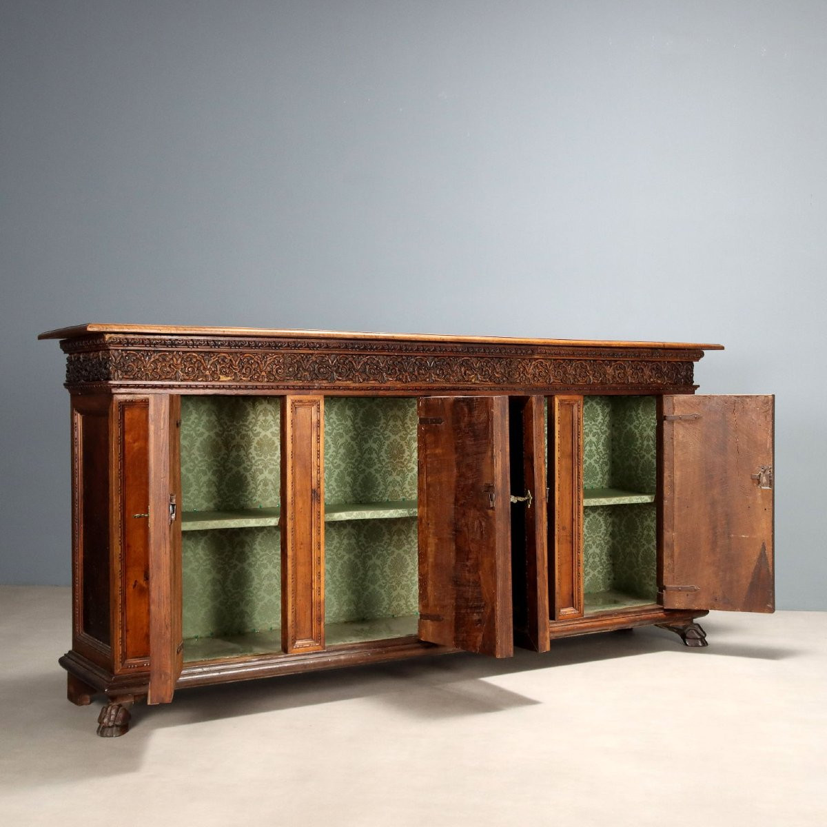 Credenza in Noce Italia XX Secolo-photo-3