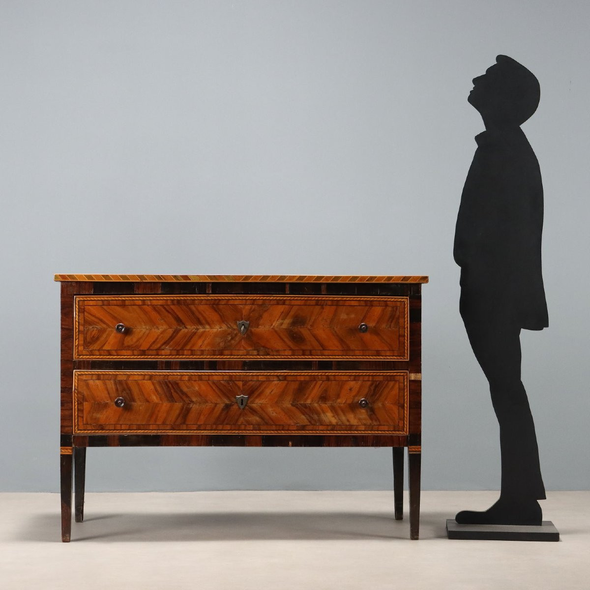 Comò Neoclassico in Ulivo Toscana Seconda Metà XVIII Secolo-photo-2