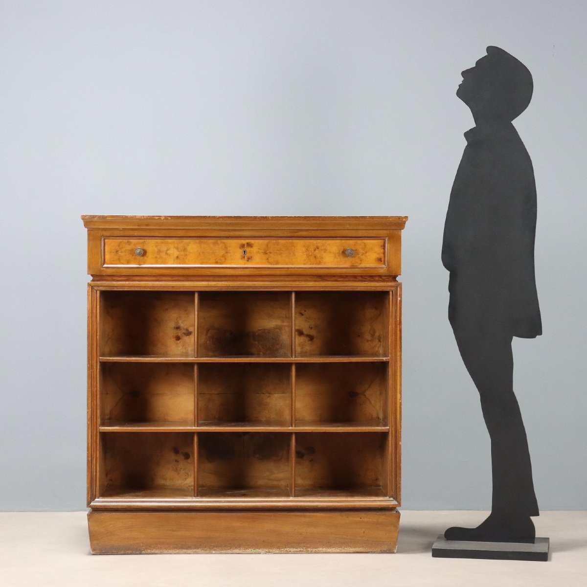 Libreria Art Déco in Noce Italia Secondo Quarto XX Secolo-photo-2