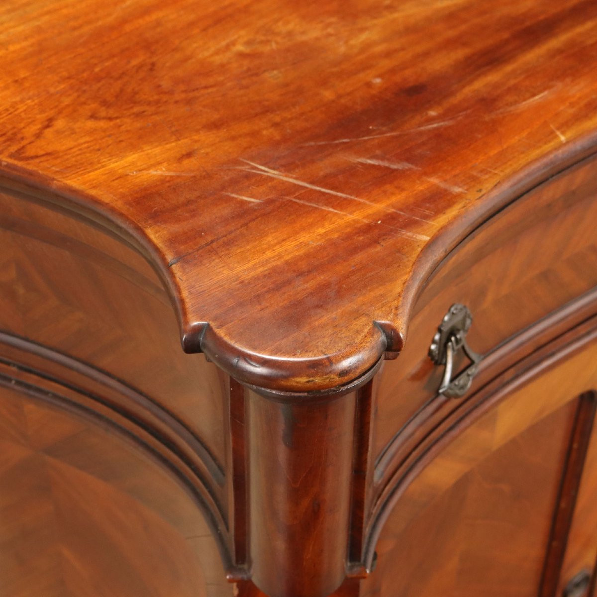 Credenza Umbertino in Mogano Italia Fine XIX Secolo-photo-4