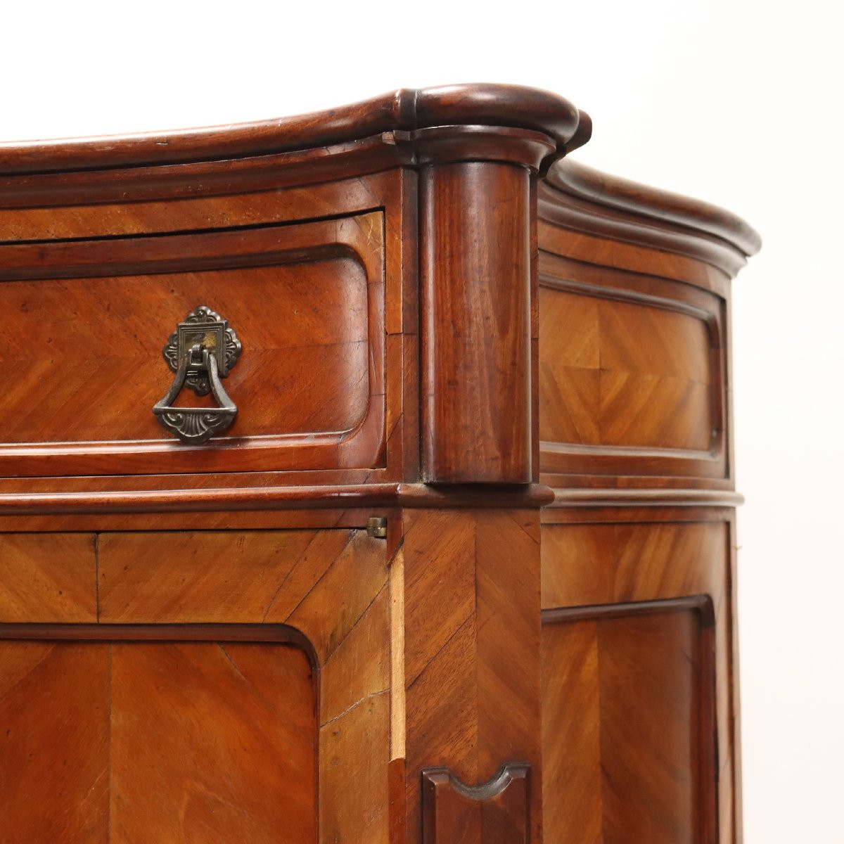 Credenza Umbertino in Mogano Italia Fine XIX Secolo-photo-1