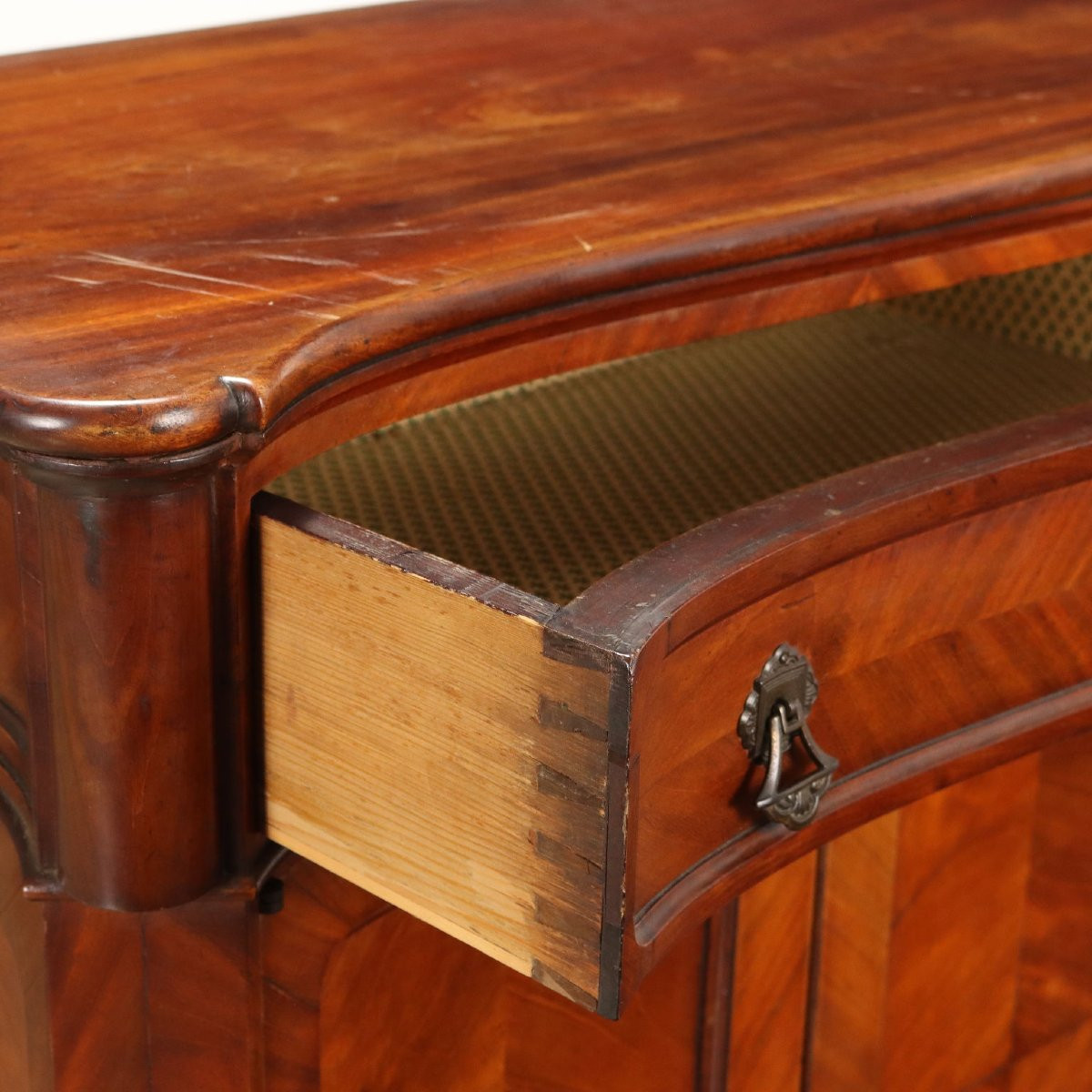 Credenza Umbertino in Mogano Italia Fine XIX Secolo-photo-2