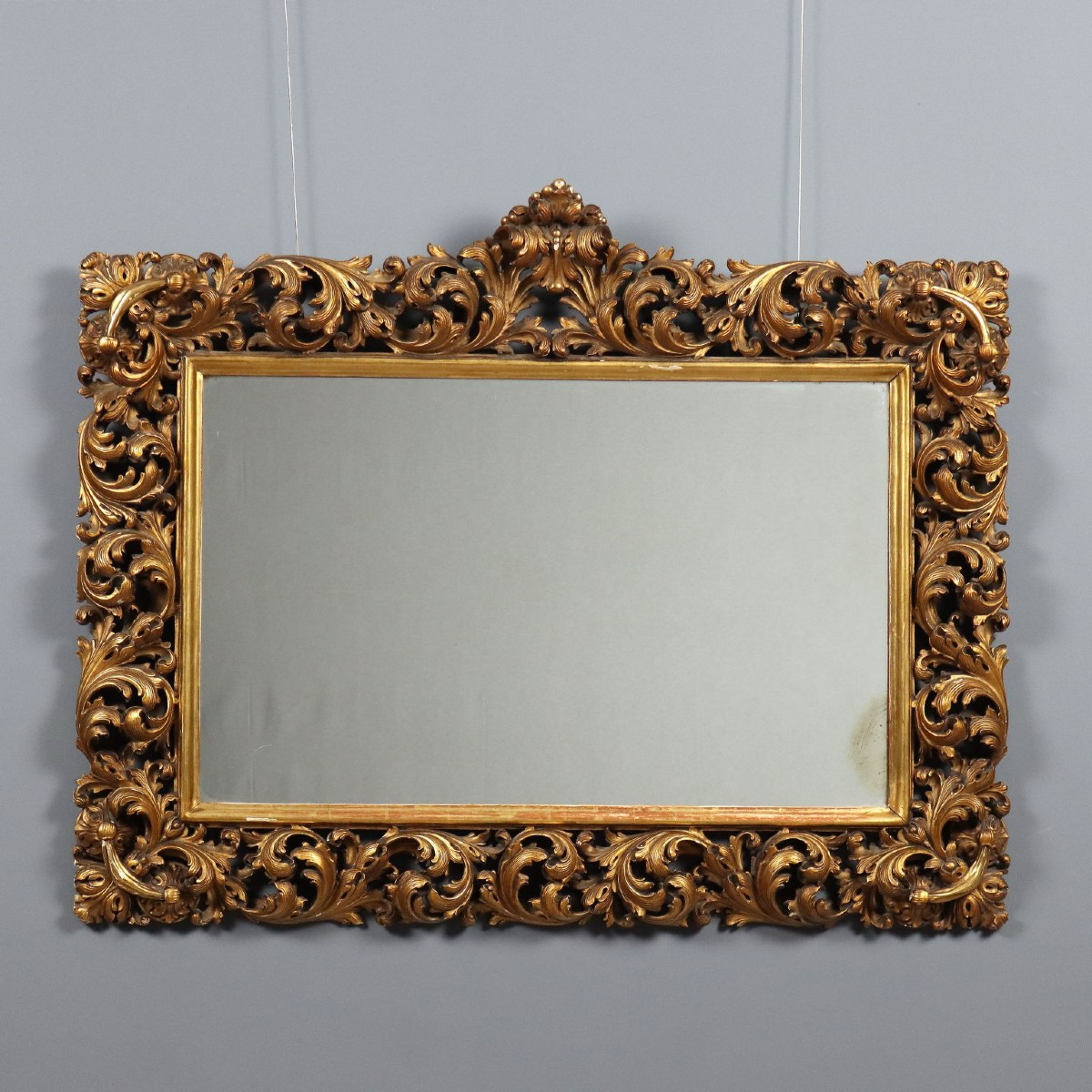 Specchiera in Stile Barocco Italia Inizio XX Secolo