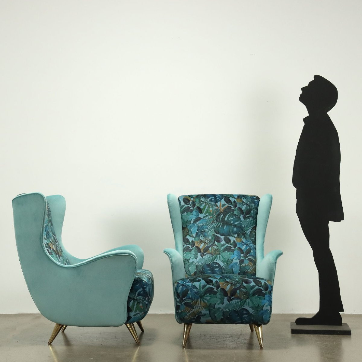 Coppia di Poltrone 'Jungle Collection' Anni 50-photo-3