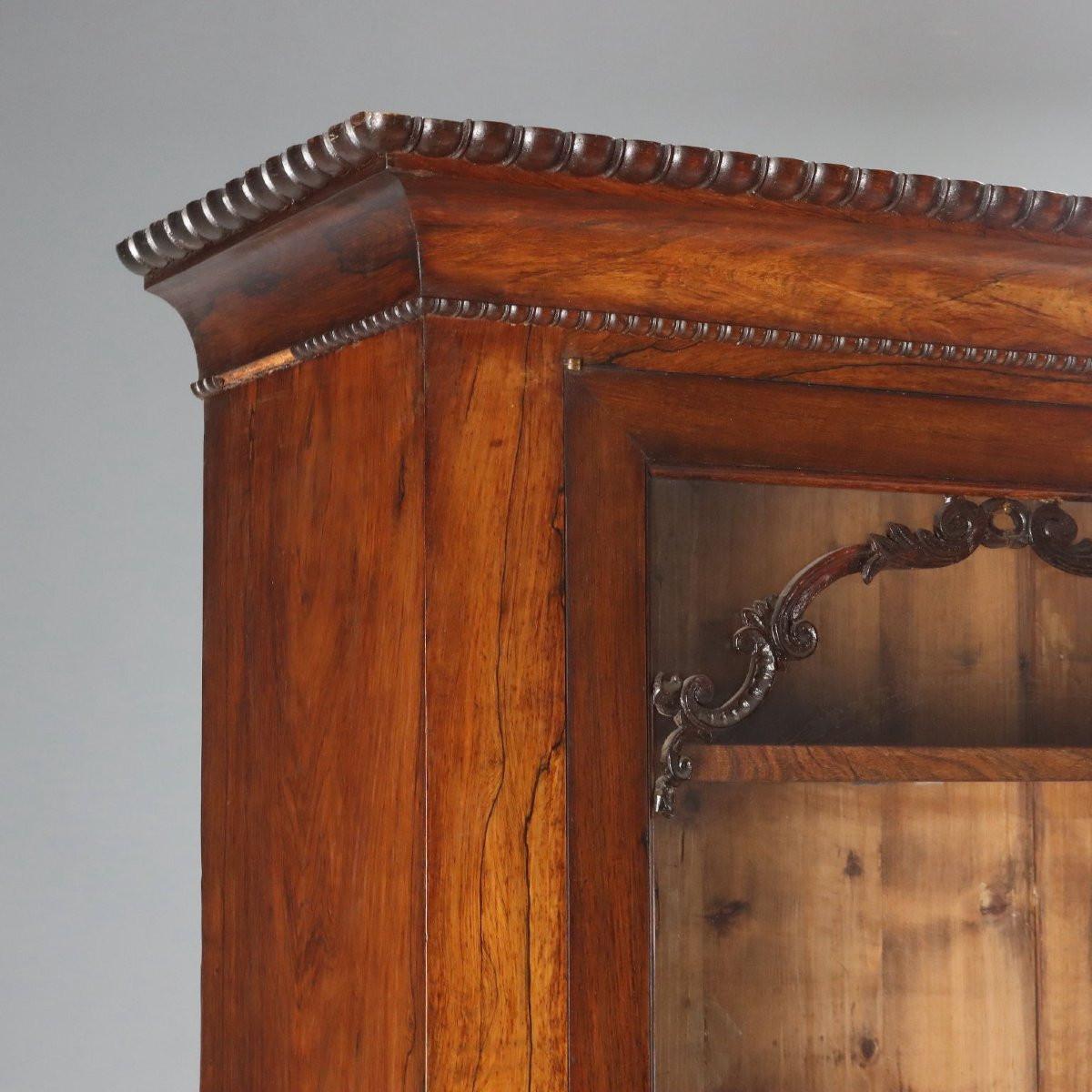 Coppia di Librerie Impiallacciate in Palissandro Liguria metà XIX Secolo-photo-4