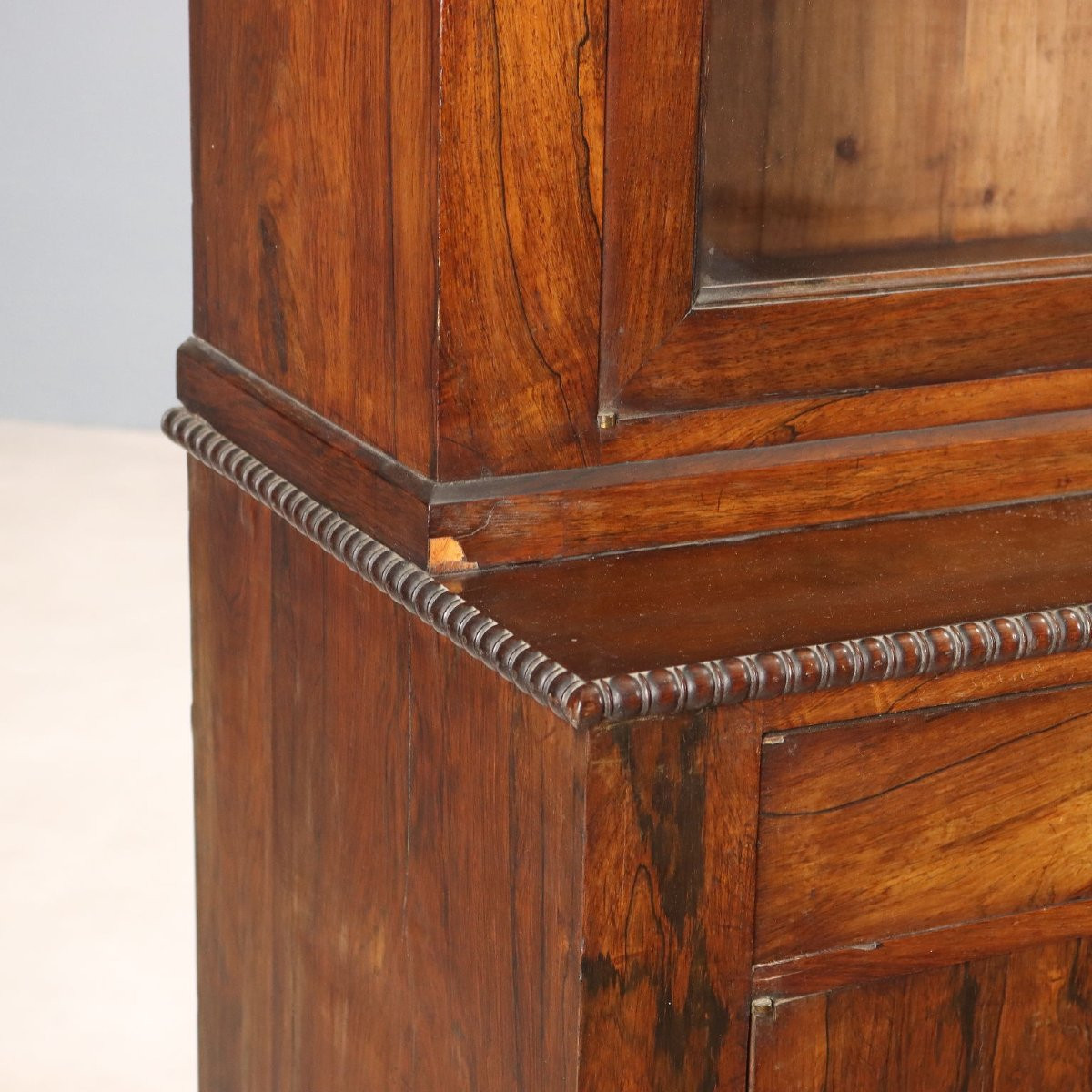 Coppia di Librerie Impiallacciate in Palissandro Liguria metà XIX Secolo-photo-7