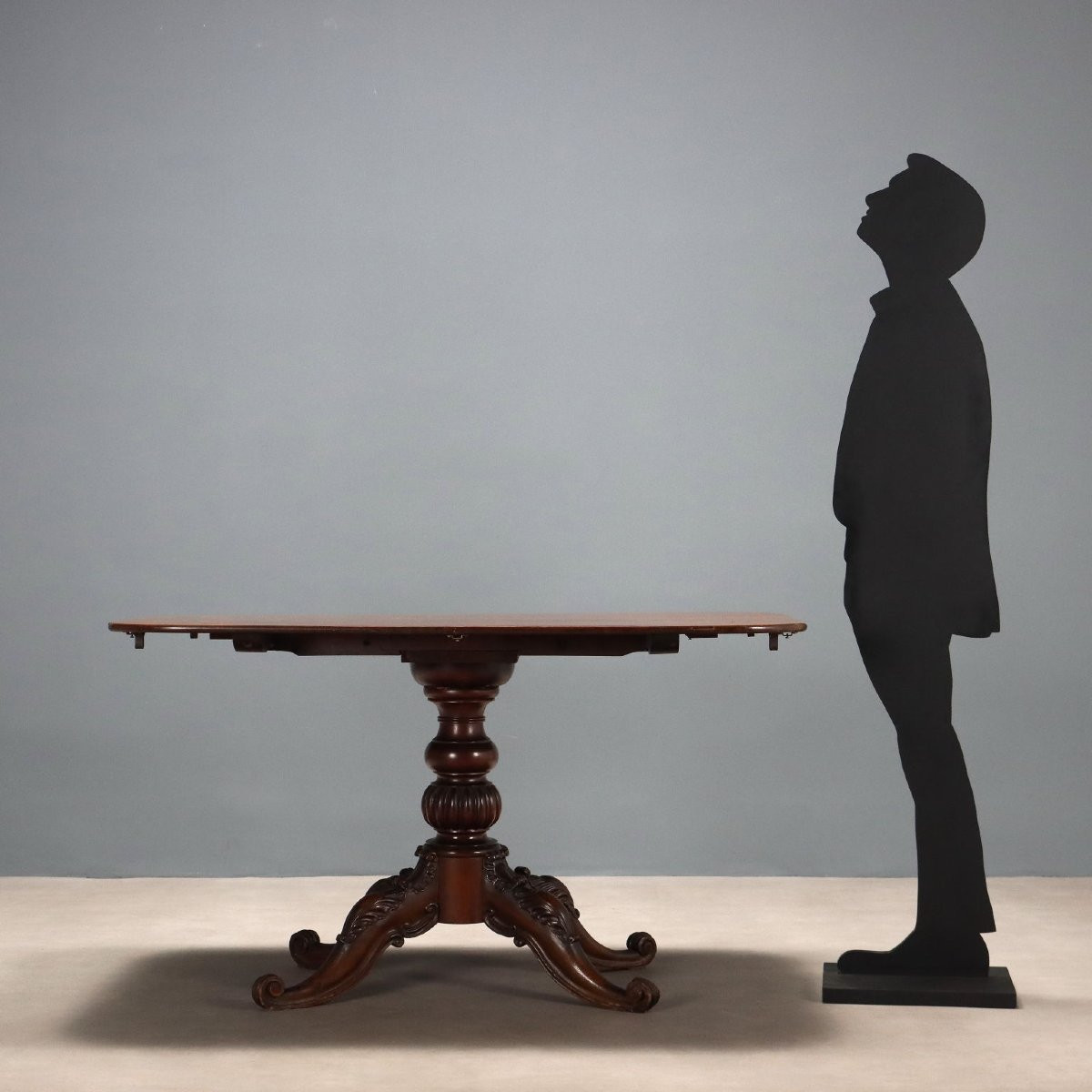 Coppia di Tavoli Vittoriani in Mogano Inghilterra Terzo Quarto XIX Secolo-photo-2