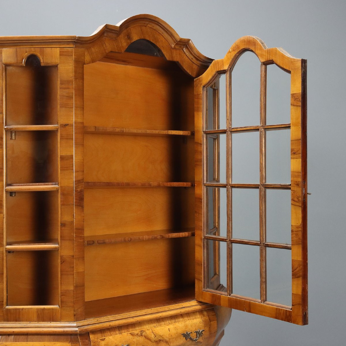 Vetrina in Noce Italia Inizio XX Secolo-photo-3