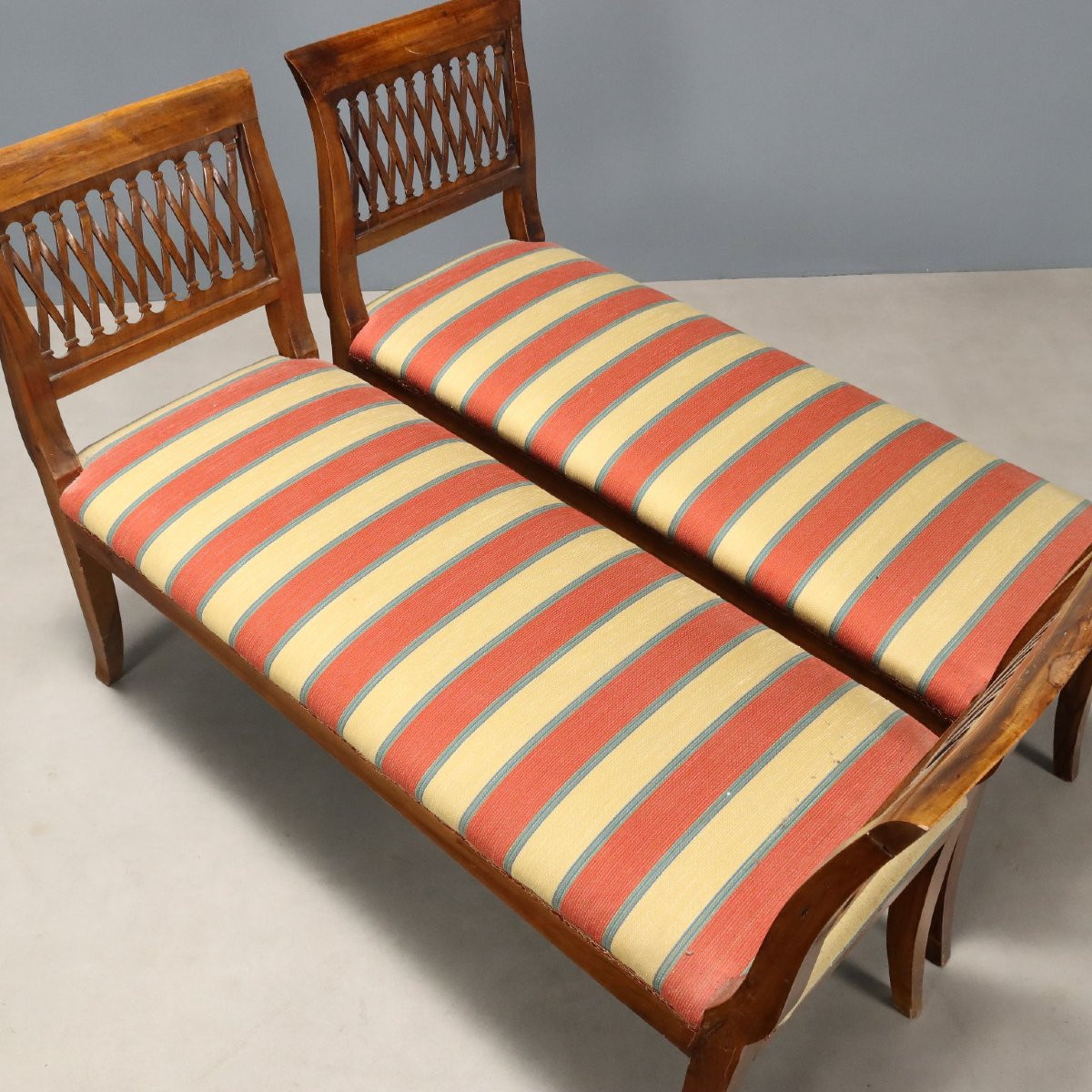 Coppia di Panche Italia, inizio XX Secolo-photo-3