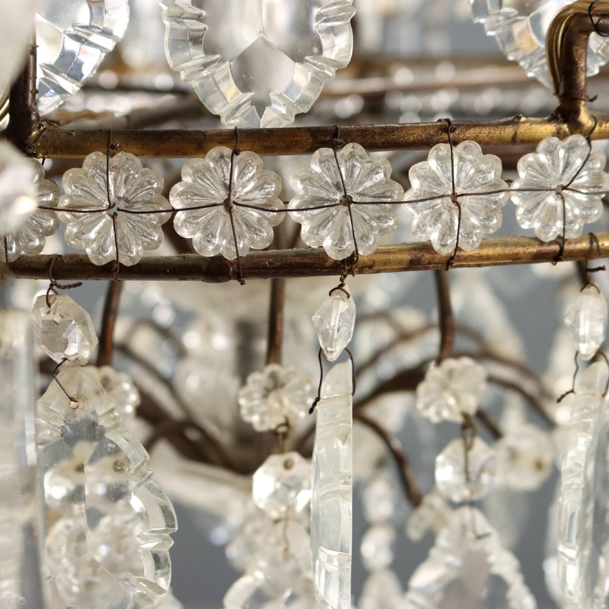 Coppia di Lampadari a Dodici Luci Italia Inizio XX Secolo-photo-2