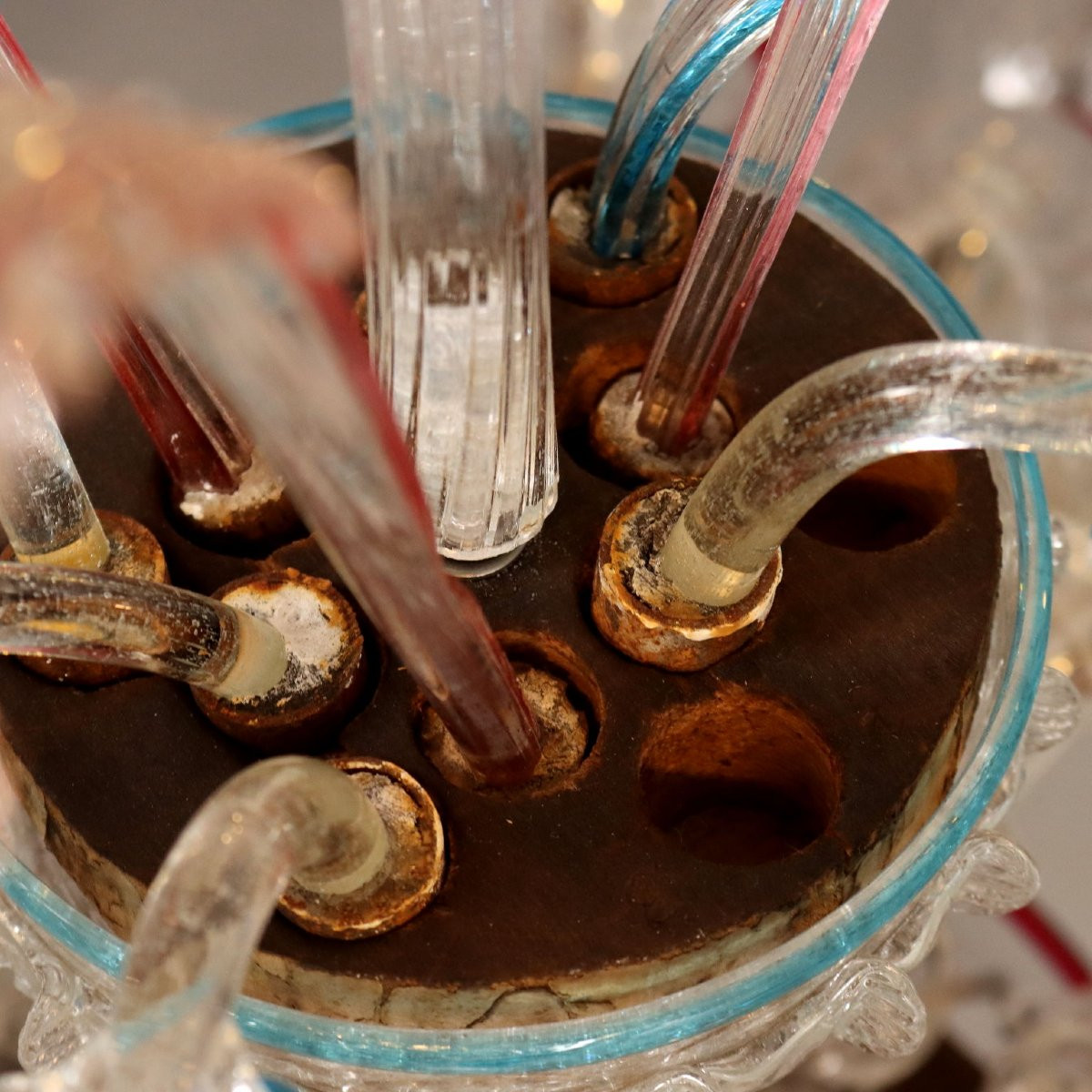 Lampadario "Ca Rezzonico Grande Lampadario di Murano-photo-5