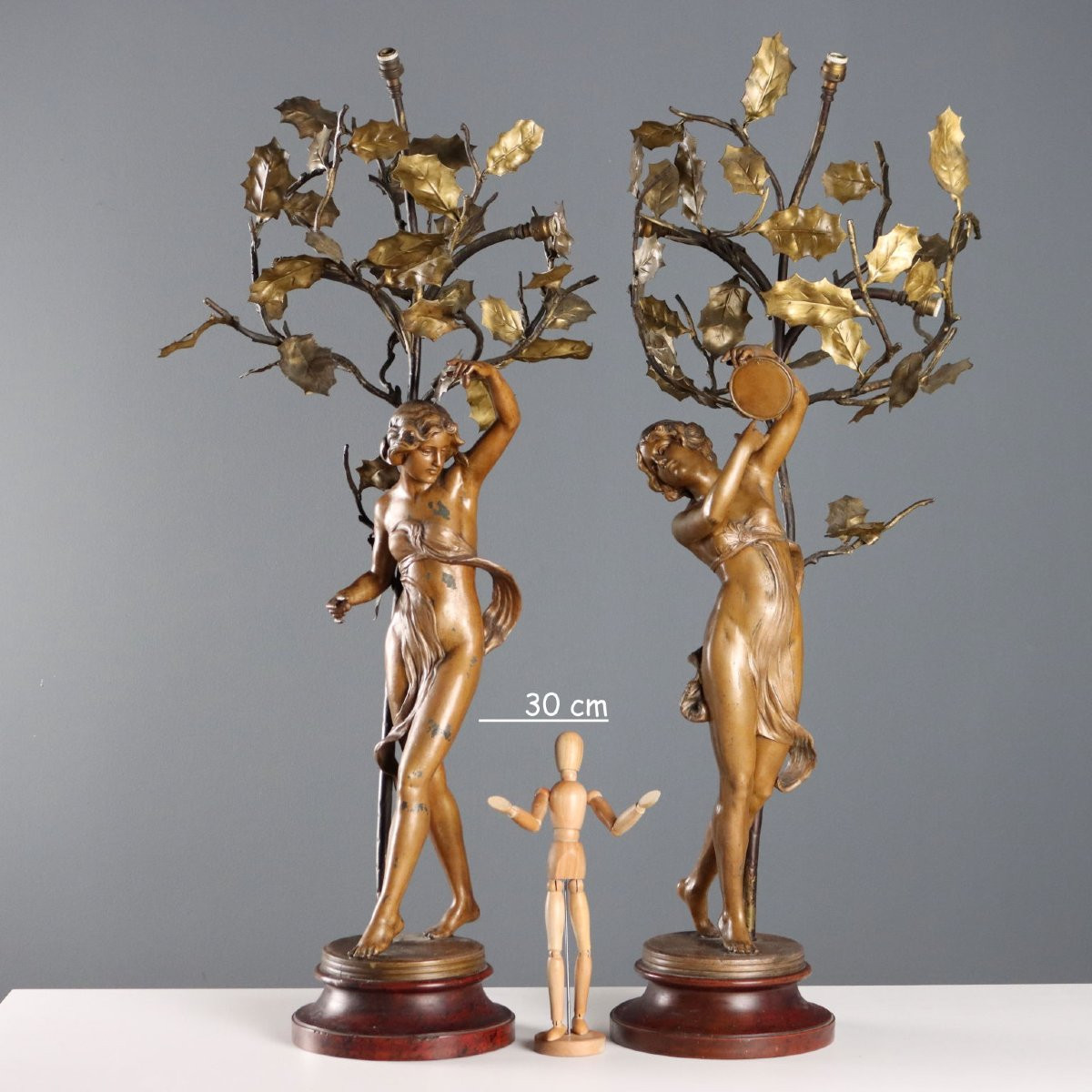 Coppia di Lampade da Tavolo Italia Prima Metà XX Secolo-photo-2