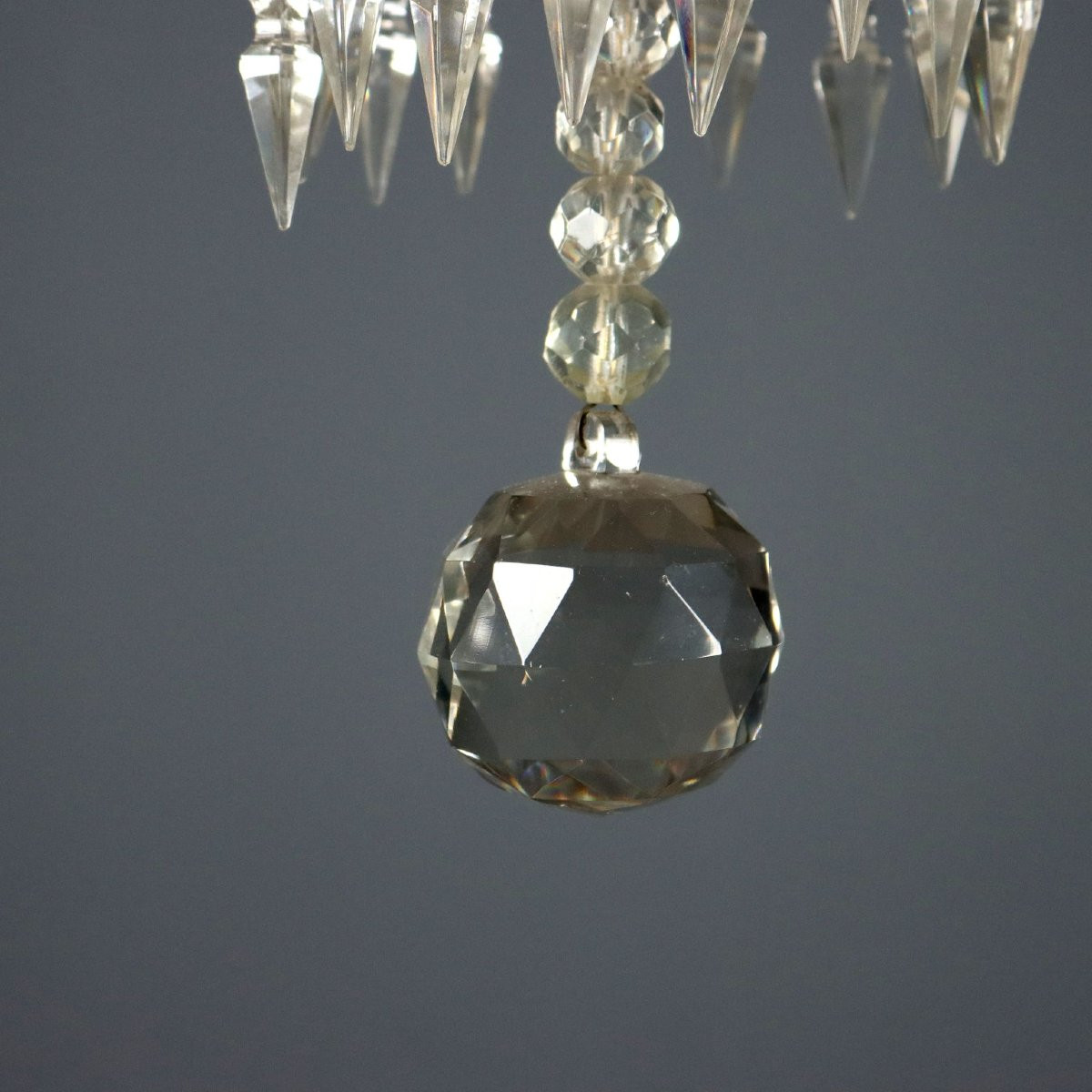 Lampadario a Otto Luci in Stile Italia Inizio XX Secolo-photo-4