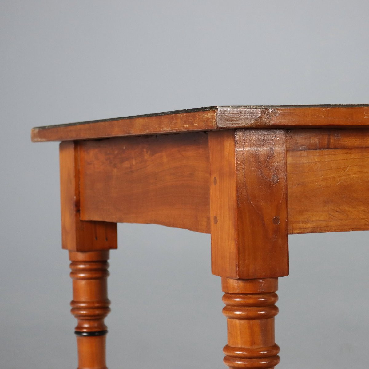 Tavolo in Ciliegio con Modanature Ebanizzate Italia Metà XIX Secolo-photo-4
