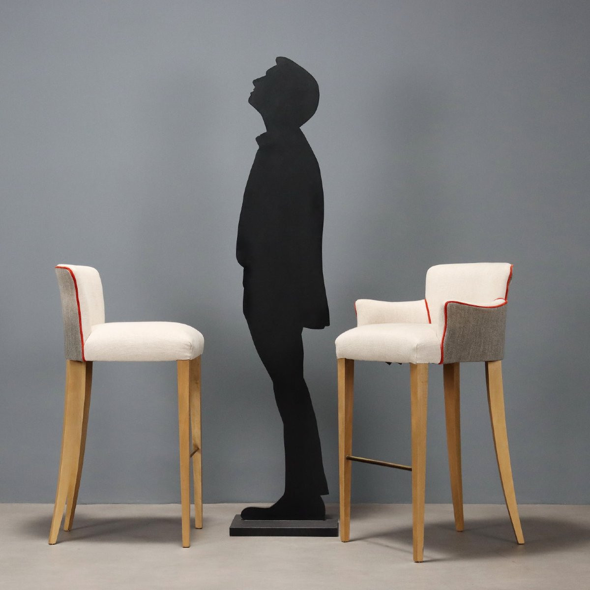 Gruppo di Otto Sgabelli Inghilterra XX Secolo-photo-2