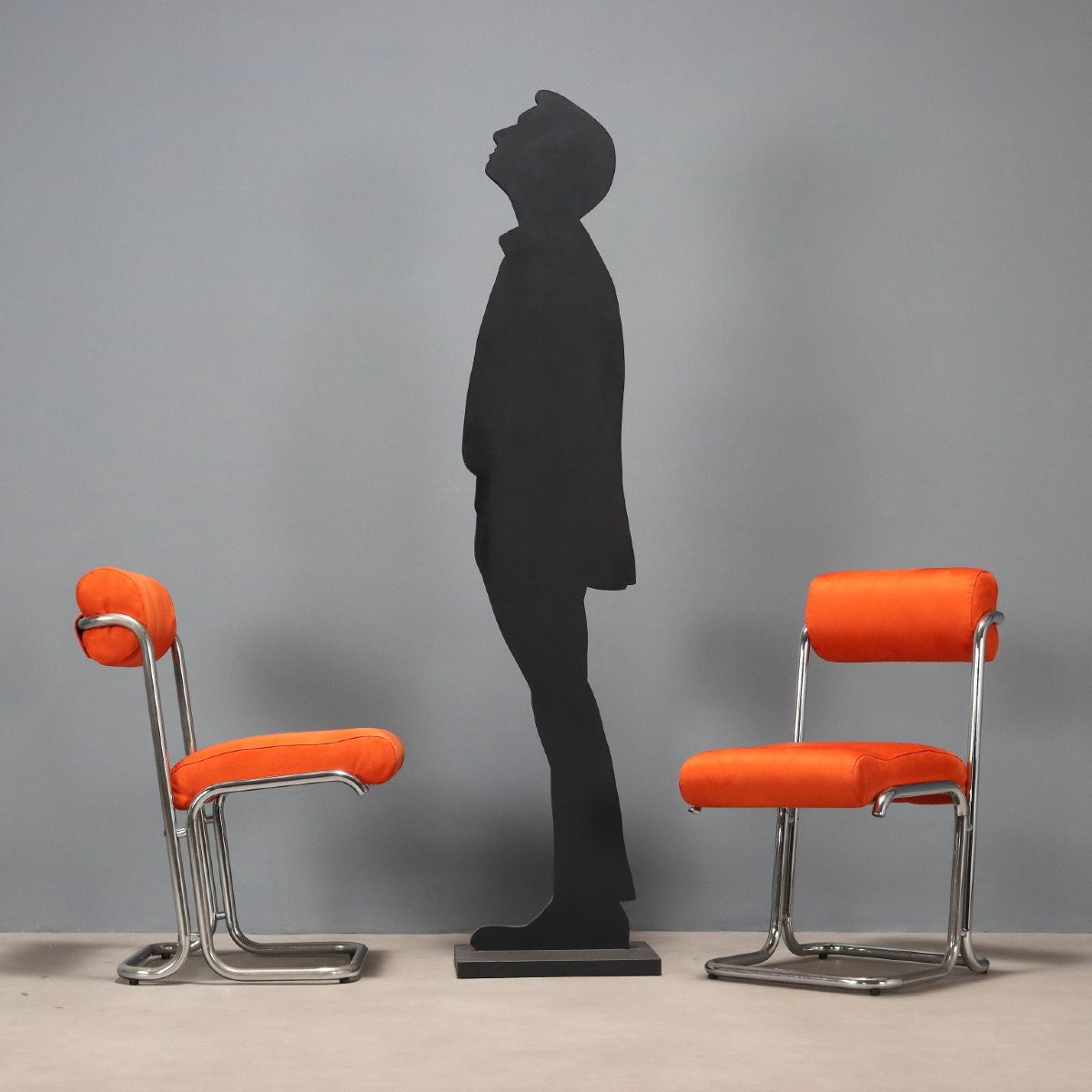 Sedie 'Cantilever' Anni 70-photo-2