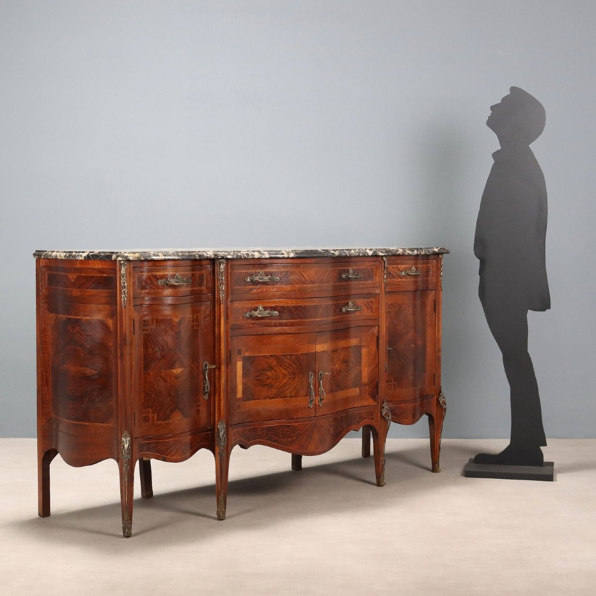Credenza a quattro ante, Italia, inizio XX Secolo.-photo-2