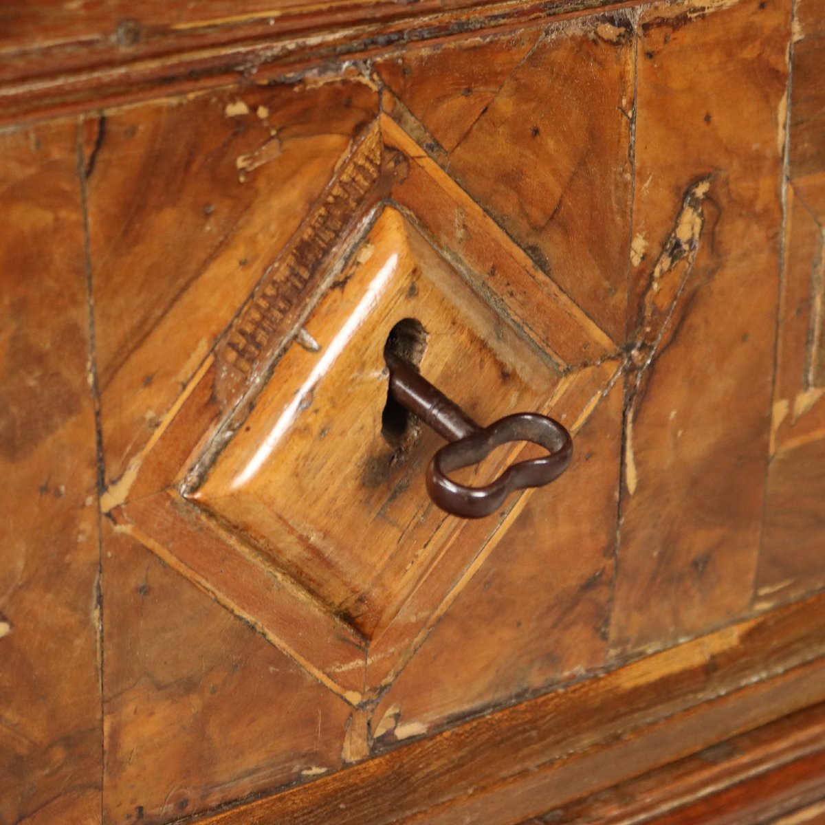 Canterano Barocco in Noce Veneto Inizio XVIII Secolo-photo-4