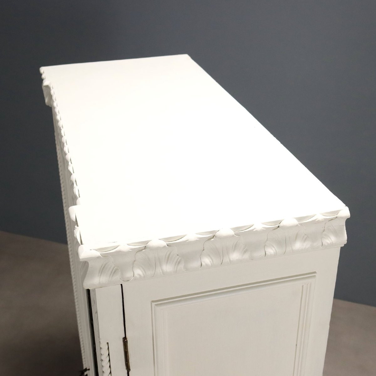 Stipo in Stile Neorinascimento in Pioppo Italia Prima Metà XX Secolo-photo-2