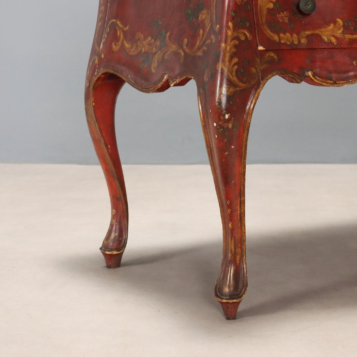 Piccolo Cassettone in Stile Barocchetto Veneziano Fine XIX Secolo-photo-2