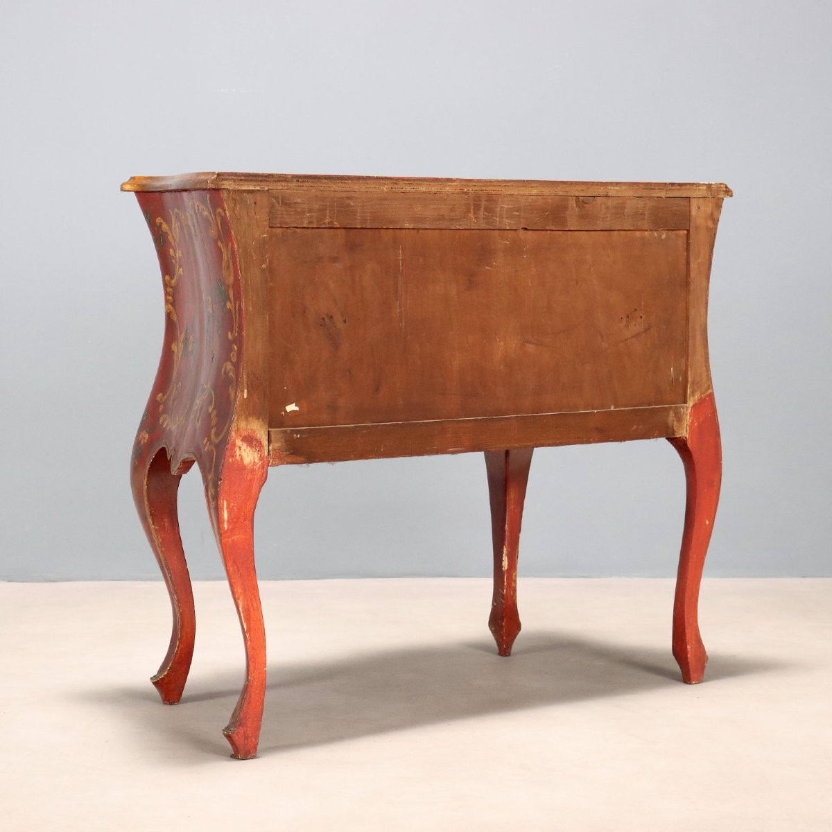 Piccolo Cassettone in Stile Barocchetto Veneziano Fine XIX Secolo-photo-5