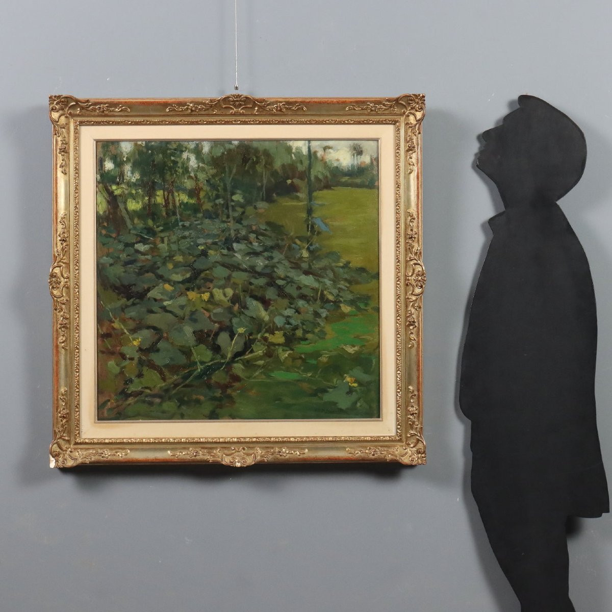 Dipinto di Domenico De Bernardi - Paesaggio di Campagna 1921-photo-2